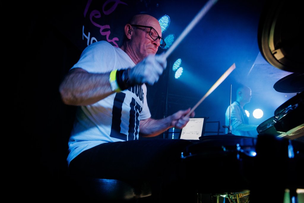 Drumming - The Guilty Pleasures House Band.